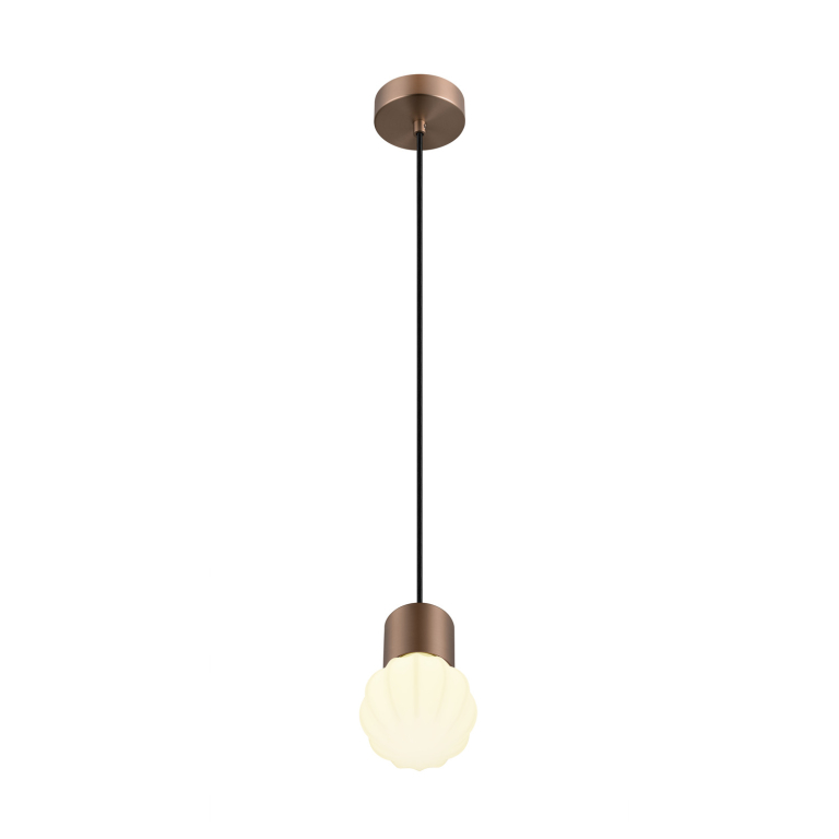 SLV VARYT, Pendelleuchte, E14, Pendellänge 150cm, 1x max. 6W, kupfer