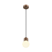 VARYT, Pendelleuchte, E14, Pendellänge 150cm, 1x max. 6W, kupfer