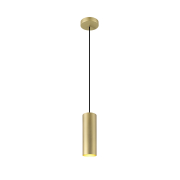 ENOLA®, Pendelleuchte, Pendellänge 150cm, E27, 1x max. 50W, matt gold