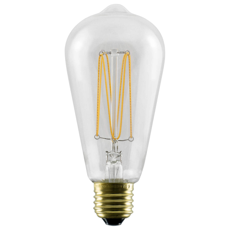 SLV LED Rusika Soft Cage, LED-Leuchtmittel, E27, PHASE, 6W, 2200K