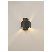 PHOTONI CYL, Wandaufbauleuchte, zylindrisch, 1x max. 13W, E27, schwarz