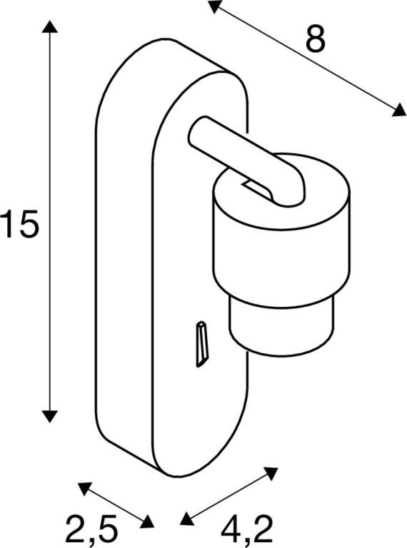 SLV PURI 2.0 Basic, Wand- und Deckenaufbauleuchte, Schalter, rund, 1x max. 6W GU10, weiß