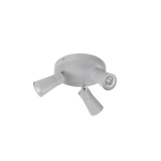PURI 2.0 Cone, Wand- und Deckenaufbauleuchte, rund, 3 x max. 6W GU10, grau