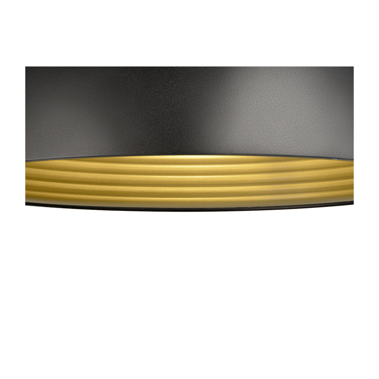 SLV FORCHINI M 40, Pendelleuchte, E27, Pendellänge 150cm, 1x max. 40W, matt schwarz / matt gold