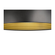 FORCHINI M 40, Pendelleuchte, E27, Pendellänge 150cm, 1x max. 40W, matt schwarz / matt gold