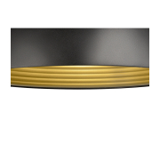 FORCHINI M 40 TRACK, 1 Phasen  Pendelleuchte, E27, Pendellänge 150cm, Adapter schwarz, 1x max. 40W, matt schwarz / matt gold