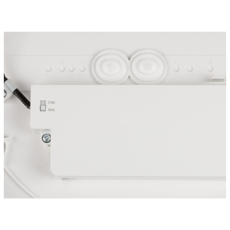 SLV DECONA, Wand- und Deckenaufbauleuchte, rund, 2700/3000K, 18W, PHASE, weiß