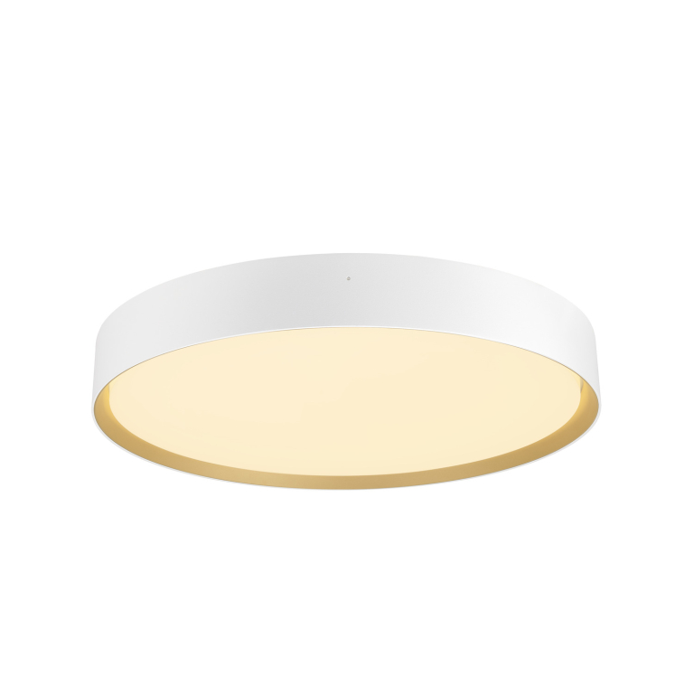 SLV DECONA, Wand- und Deckenaufbauleuchte, rund, 2700/3000K, 23W, PHASE, weiß / gold