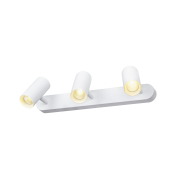 NOBLO®, Wand- und Deckenaufbauleuchte, triple, rund, 3000K, 19W, PHASE, 32°, weiß