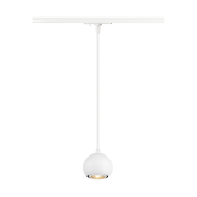 LIGHT EYE® 90, 1 Phasen  Pendelleuchte, GU10, Pendellänge 150cm, 1x max. 6W, matt weiß