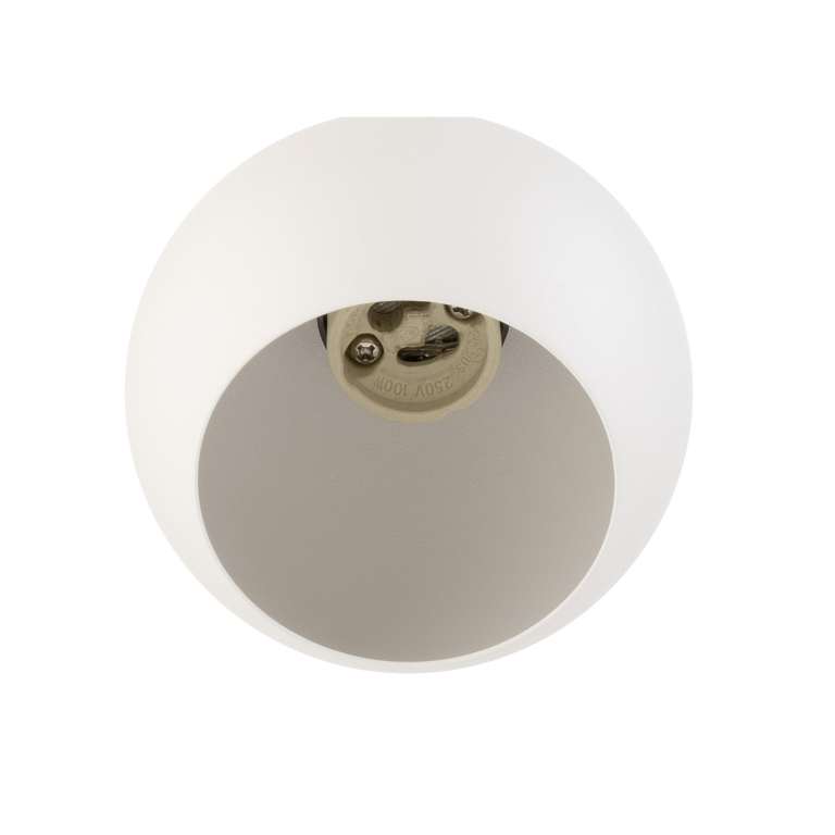 SLV LIGHT EYE® 90 Pendelleuchte für 3-Phasen Schienensystem, GU10, Pendellänge 150cm, 1x max. 6W, matt weiß