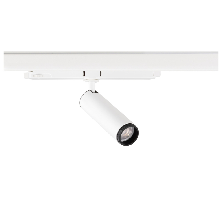 SLV GRIP! M, 3 Phasen  Spot, zylindrisch, 2000-3000K, 15W, DALI, Dim-to-Warm, Touch, 42°, weiß / schwarz