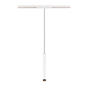 GRIP! S, 48V Pendelleuchte, Pendellänge 200cm, 3000 K, 29°, DALI, weiß / schwarz