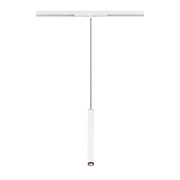 GRIP! S, 48V Pendelleuchte, Pendellänge 200cm, 2000-3000 K, 29°, DALI, Dim-to-Warm, weiß / schwarz
