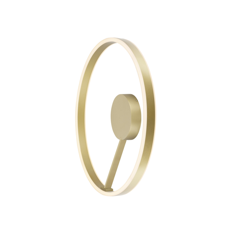 SLV ONE, Wand- und Deckenaufbauleuchte, rund, 2700/3000K, 23W, DALI, Touch, 130°, messing