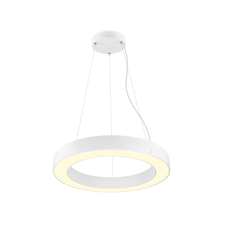 SLV MEDO® RING 60, Pendelleuchte, Pendellänge 300cm, 3000/4000K, 110°, PHASE, weiß