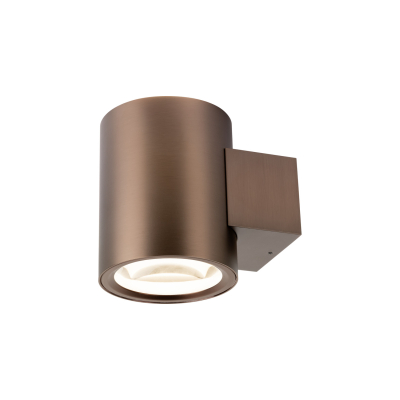 SLV OCULUS, Wandaufbauleuchte, rund, 2000-3000K, 15W, Dim-to-Warm, PHASE, 100°, dunkel kupfer