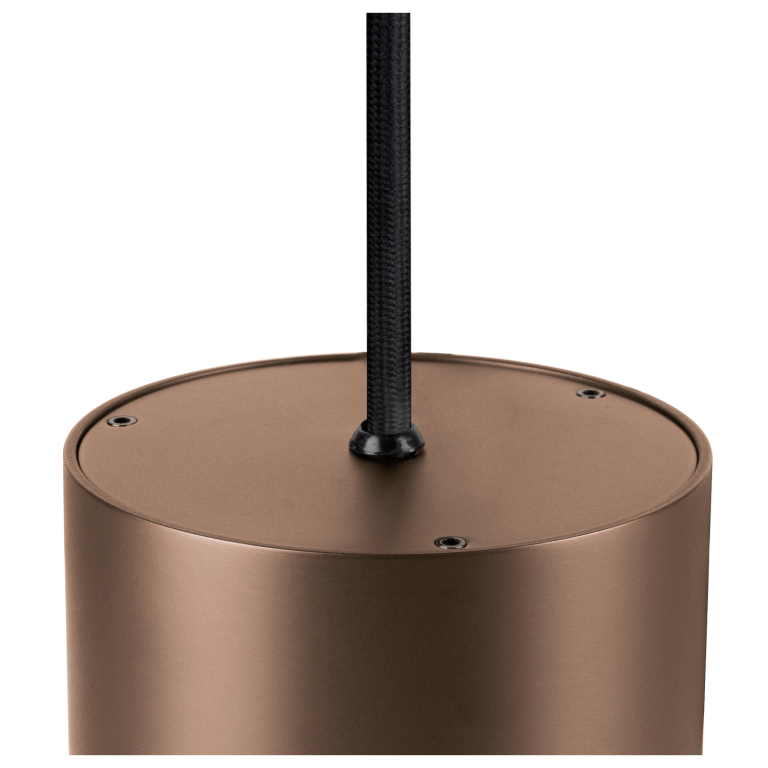 SLV OCULUS, Pendelleuchte, Pendellänge 250cm, 2000-3000K, 100°, Dim-to-Warm, PHASE, dunkel kupfer