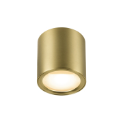 OCULUS, Deckenaufbauleuchte, rund, 2000-3000K, 11W, Dim-to-Warm, PHASE, 100°, messing