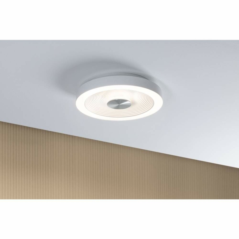 Paulmann LED Deckenleuchte Volea Weiß/Silber 470lm / 1650lm 3,5 / 1x13W IP44 3000K dimmbar