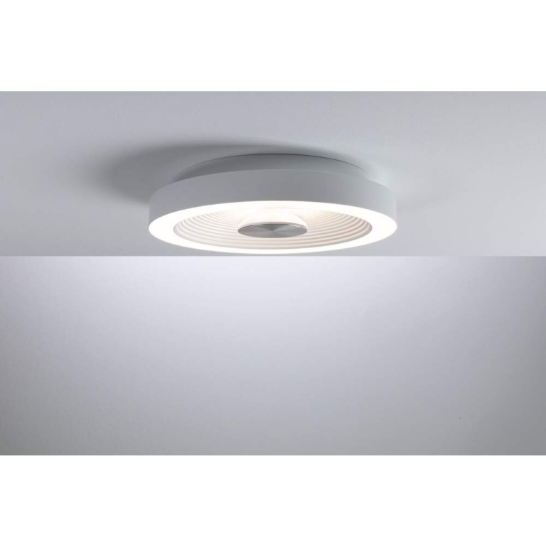 Paulmann LED Deckenleuchte Volea Weiß/Silber 470lm / 1650lm 3,5 / 1x13W IP44 3000K dimmbar