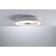 LED Deckenleuchte Volea Weiß/Silber 470lm / 1650lm 3,5 / 1x13W IP44 3000K dimmbar
