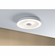 LED Deckenleuchte Volea Weiß/Silber 500lm / 2400lm 4 / 1x18,5W IP44 3000K dimmbar