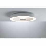 LED Deckenleuchte Volea Weiß/Silber 500lm / 2400lm 4 / 1x18,5W IP44 3000K dimmbar