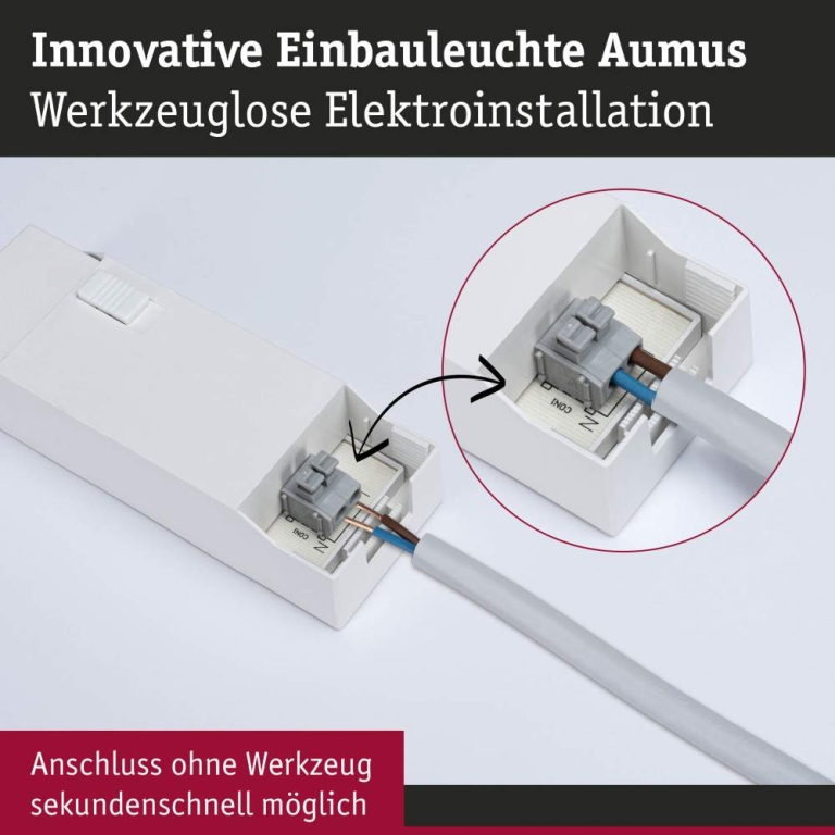 Paulmann LED Einbauleuchte White Select Aumus Chrom matt 3er-Set 5W 700lm 3-Step-Dim 2700 - 6500K rund schwenkbar White-Select 230V