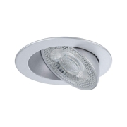 LED Einbauleuchte White Select Aumus Chrom matt 3er-Set 5W 700lm 3-Step-Dim 2700 - 6500K rund schwenkbar White-Select 230V