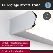 Selection Bathroom LED Wandleuchte Arneb  IP44  3000K 1000lm 230V 12,5W  Chrom