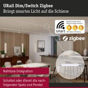 URail Zigbee 3.0 Dimm/Switch Adapter/Verbinder Signalweiß max.50W
