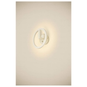 LED Wandleuchte Q-RING weiß matt mit Sensor 10W 3000K IP54