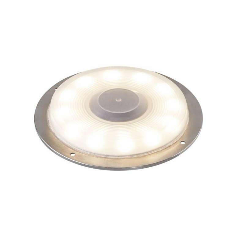 SLV BIG PLOT LED-Modul Aluminium Bodeneinbauleuchte Orientierungsleuchte IP67 3000K 540lm 4.9W