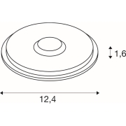BIG PLOT LED-Modul Edelstahl 316 Bodeneinbauleuchte Orientierungsleuchte IP67 3000K 540lm 4.9W