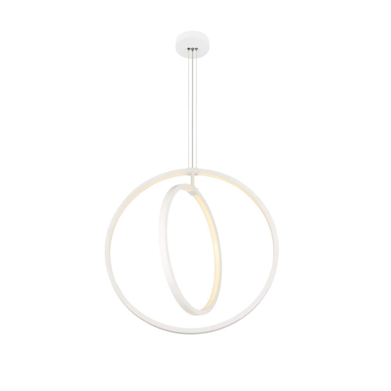 SLV LED Pendelleuchte One Vertical in weiß matt mit CCT-Switch 40W dimmbar