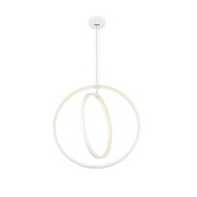 LED Pendelleuchte One Vertical in weiß matt mit CCT-Switch 40W dimmbar
