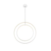 LED Pendelleuchte One Vertical in weiß matt mit CCT-Switch 40W dimmbar