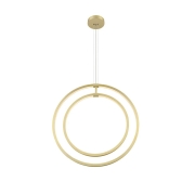 LED Pendelleuchte One Vertical in messing mit CCT-Switch 40W dimmbar