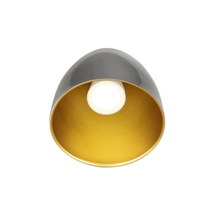 SLV PARA CONE 14, Pendelleuchte für 1 Phasen System, GU10, schwarz/gold