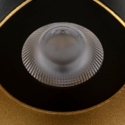 Outdoor-Wandleuchte MODELA schwarz/gold up/down 2700K PHASE dimmbar IP65