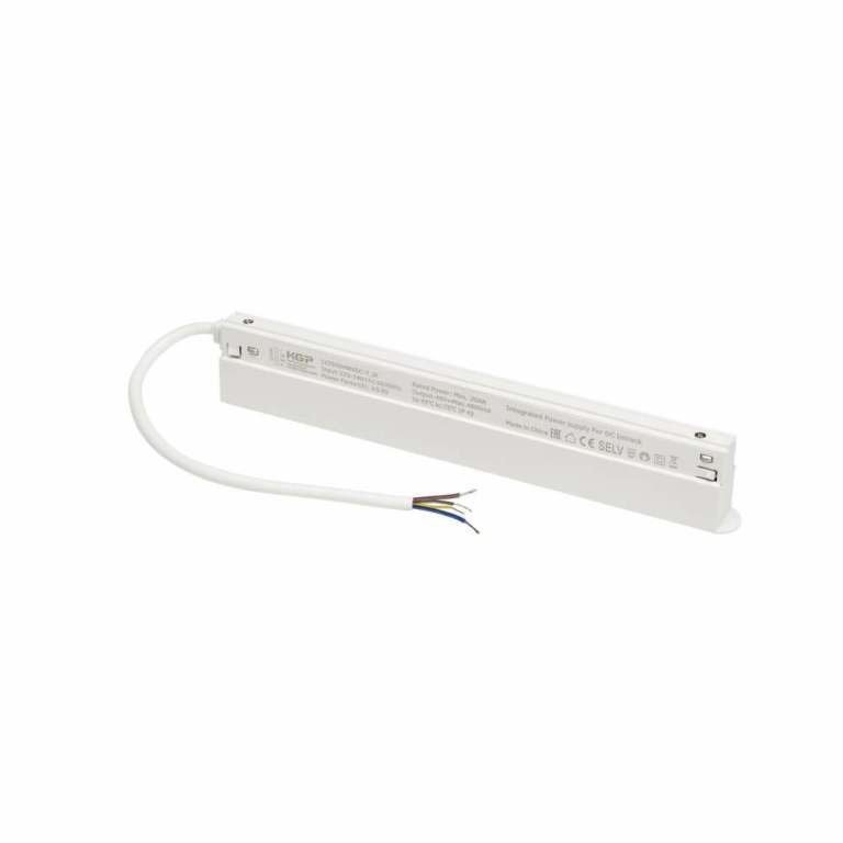 SLV Intrack Netzteil, 48V TRACK, 250W, inkl. DALI-Durchverdrahtung, weiß