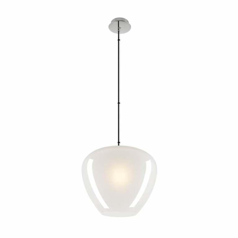 SLV PANTILO CONVEX 40, Pendelleuchte, 150cm, E27, max. 40W, weiß