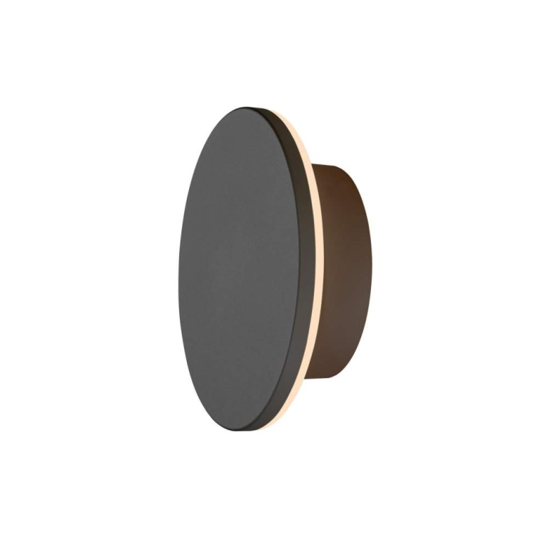 SLV D-RING S, Wandleuchte, PHASE, 2700/3000K, PHASE, IP65, schwarz
