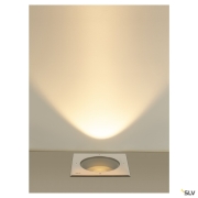 DASAR® XL, RL eckige Abdeckung 24° 3000 K incl. DALI-Treiber edelstahl