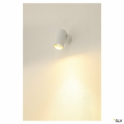 KAMI, Wand- und Deckenaufbauleuchte, 1x max. 10 W, GU10, weiß/gold