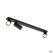 KAMI, Deckenaufbauleuchte, 3x max. 10 W, GU10, schwarz