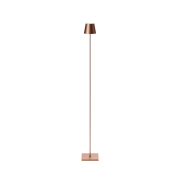 Akku-Stehleuchte Nuindie 1200mm bronzefarben rund