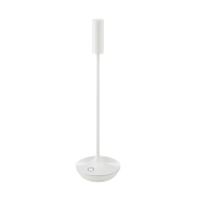 Akku-Tischleuchte Nucandle 310mm keramikweiß