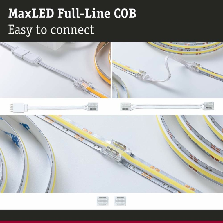 Paulmann MaxLED Connector Set Full-Line COB Weiß Transparent